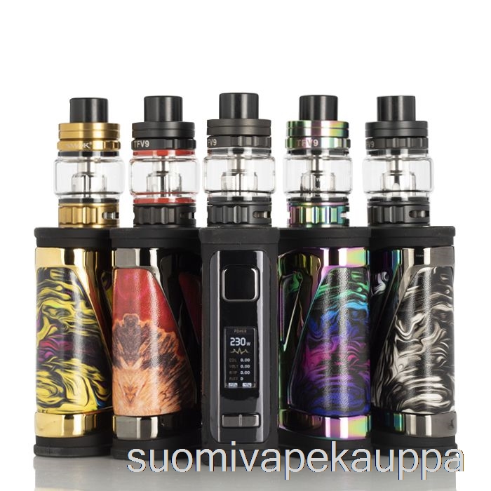 Vape Box Smok Scar-18 230w Aloitussarja [tfv9 Vers] Vihreä Stabiloiva Puu